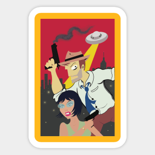 Matt and Naomi Sticker